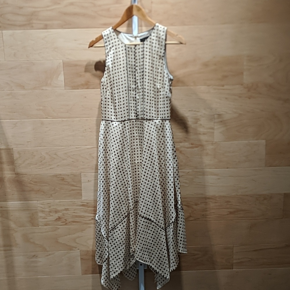 Donna Karan Poka Dot Dress